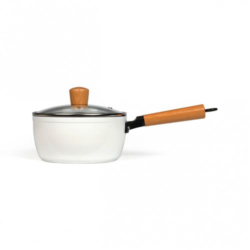 Livoo Casserole Wood Line MEP132V LIVOO Feel good moments Aluminium Blanc
