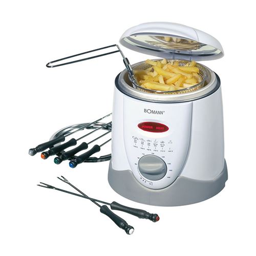 Bomann FFR 1290 CB - Friteuse / fondue - 1 litre - 840 Watt