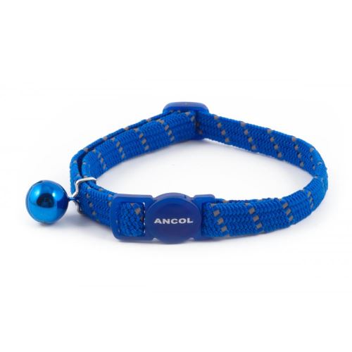 Meilleurs prix pour Ancol - Collier de chat bleu réfléchissant (Taille unique) (Bleu) - UTBT309