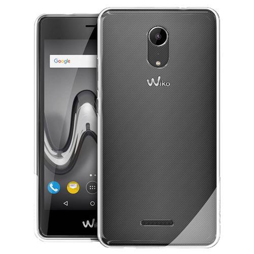 Wiko - Achterzijde behuizing voor mobiele telefoon - zacht plastic - helder - voor Wiko TOMMY 2