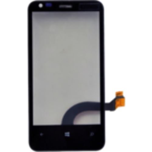 Ecran tactile noir avec contour de remplacement pour Nokia Lumia 620
