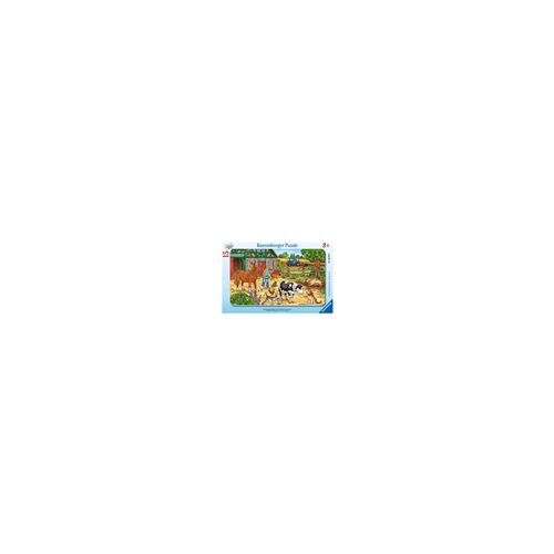 Ravensburger Puzzle 15 Pièces avec Cadre - La Vie à La Ferme