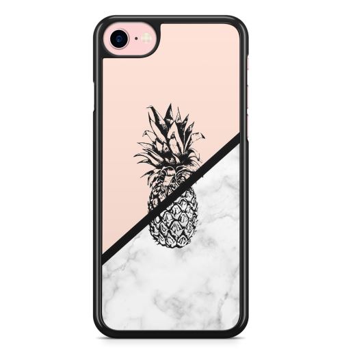 Coque Fifrelin pour iPhone 7 PLUS et iPhone 8 PLUS Ananas Marbre Marble Rose