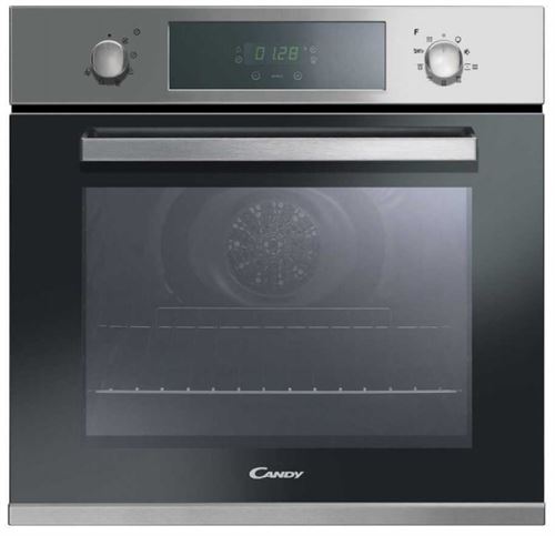 Candy Pop Evo FCP676XD - Four - intégrable - niche - largeur : 56 cm - profondeur : 56 cm - hauteur : 59 cm - avec système auto-nettoyant - classe A - acier inoxydable