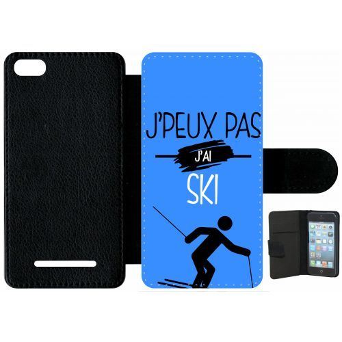 étui porte feuille xiaomi mi 4c j peux pas j ai ski 3