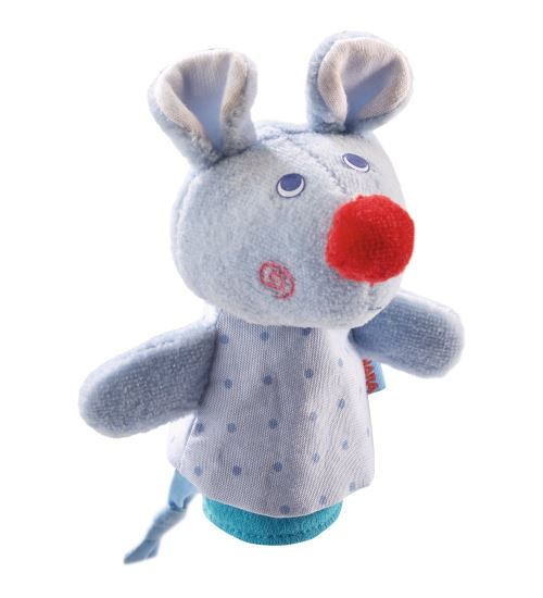 Haba doigt marionnette Souris 13,5 cm gris