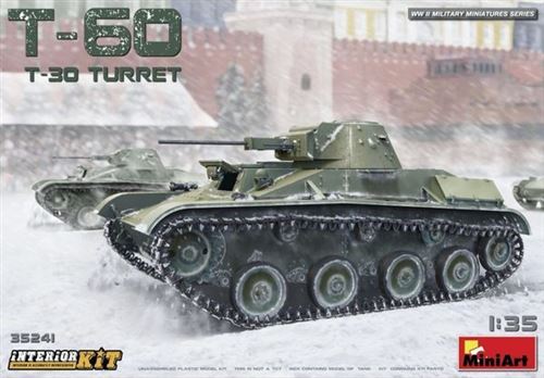 Maquette Char T-60 (t-30 Turret) Interior Kit - MiniArt