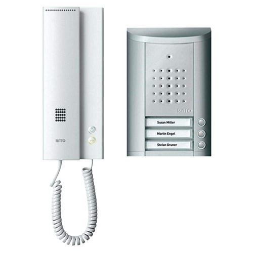 Ritto 1841320 Interphone Entravox 3WE Argenté