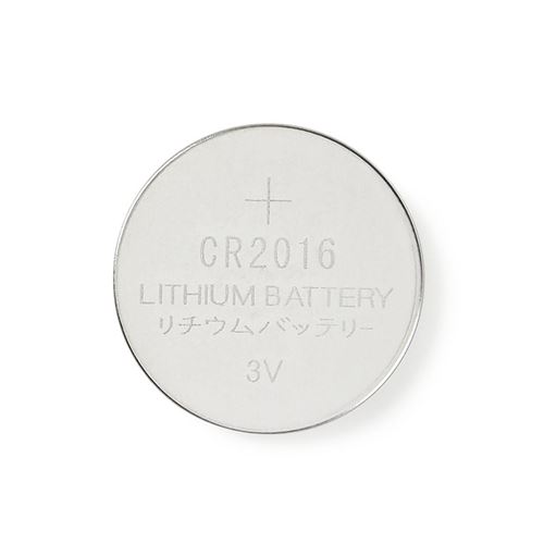 Nedis Pack De 5 Piles Boutons Lithium Cr2016 3V Dc Prêtes À L'emploi - Image 3