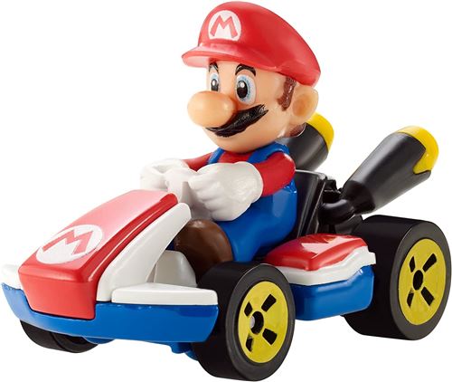 Voiture Hot Wheels Véhicule Mario Kart Replica Mario - Voiture