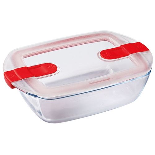 Pyrex Récipient Rectangulaire Pour Aliments, Avec Couvercle, Verre Résistant - Image 2