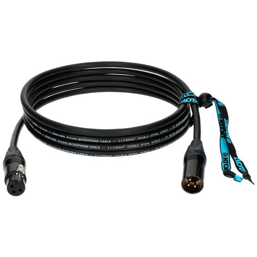 Klotz M5FM15 Neutrik câble micro XLR 3 br. - XLR 3 br. 15 mètres