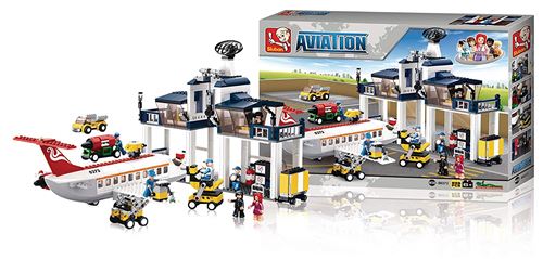 Jeu de Construction - L'avion de Transport et Son équipage - 251 pièces