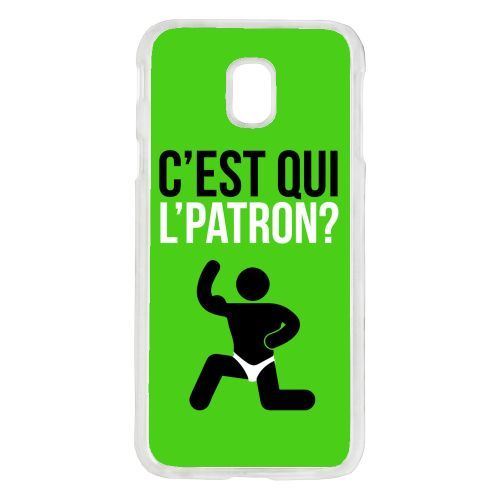 Coque c est qui l patron 11 compatible galaxy j3 2017 transparent