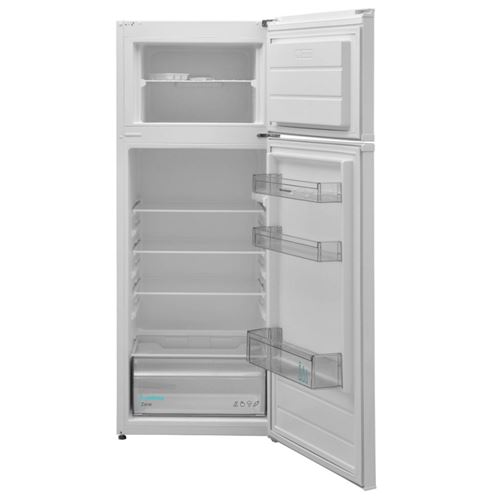 Réfrigérateur combiné 54cm 213l nofrost blanc Sharp SJTB01ITXWF - Réfrigérateur  congélateur en bas - Achat & prix