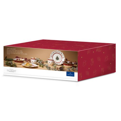 Villeroy & Boch - Toy's Delight Breakfast for 2 blanc, set 6pces 36x25x14cm