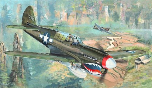 Trumpeter Maquette Avion P-40N War Hawk - Échelle 1/32 - Image 5
