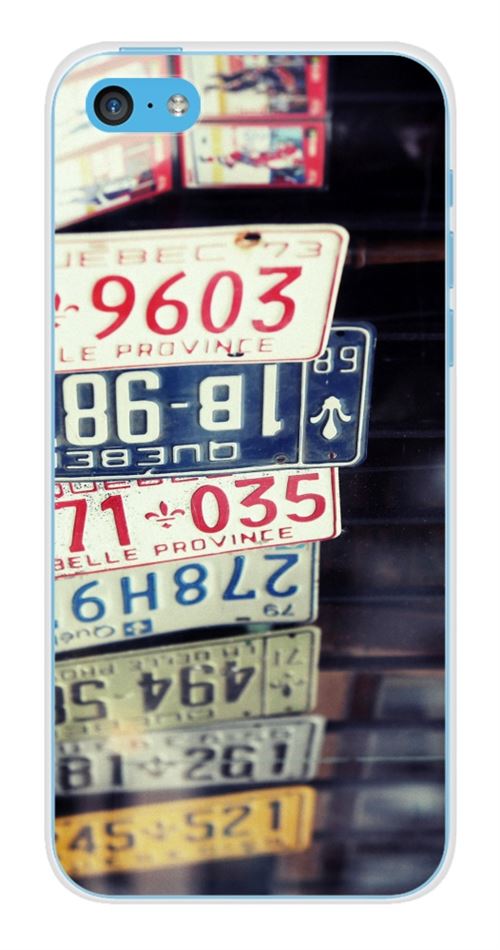 Coque en silicone imprimée compatible Apple iPhone 5C Quebec