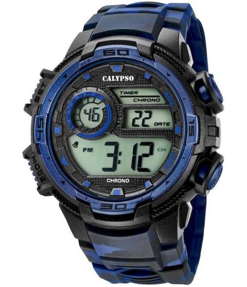 Montre Homme Calypso K5723/1 Bleu Noir