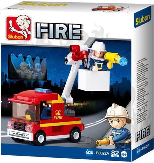 Sluban Fire : Petite plate-forme de travail (M38-B0622A)