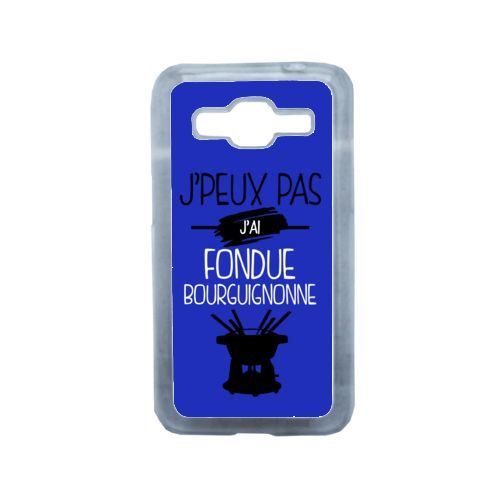 Coque j peux pas j ai fondue bourguignonne 12 compatible samsung core prime transparent