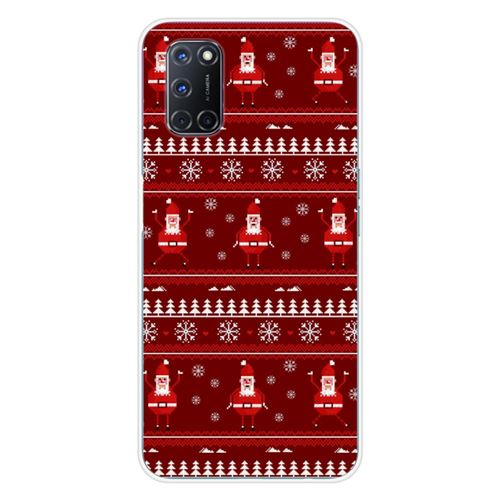 Coque en silicone imprimée compatible Oppo A52 A72 NO Pull de Noël Santa