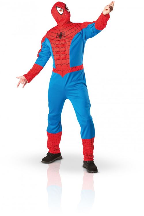 Costume adulte spiderman avec torse en eva et cagoule xl