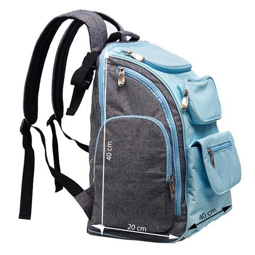 35 Sur Take Go Sac A Dos Pour Langer Bebe Avec Compartiment Isotherme Sacs A Langer Achat Prix Fnac