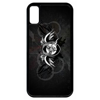 coque iphone 8 black and white abstract