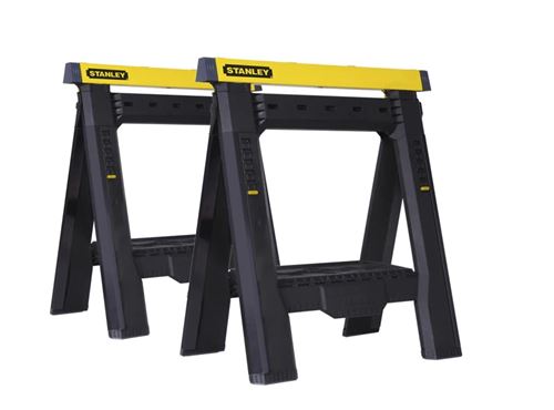 Lot De 2 Pièces De Tréteaux Pliables Télescopiques - Stanley - Stst1-70559