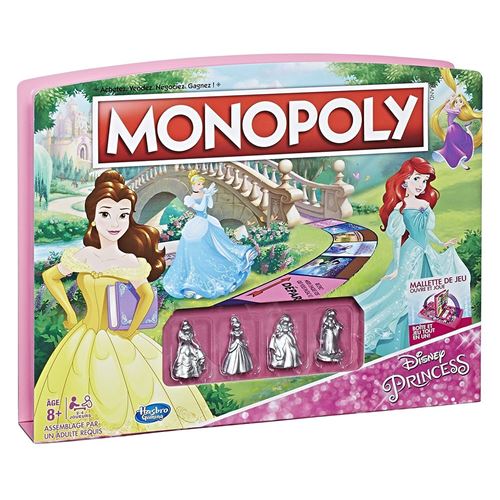 Hasbro - B4644 - Jeu De Plateau - Monopoly Junior - Disney Princesses