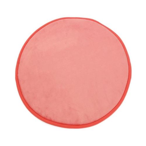 FLANELLE Tapis Rond 70 cm Corail