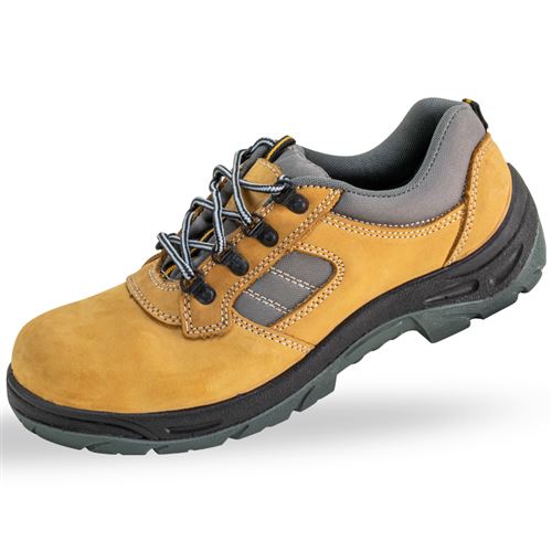Bww - Chaussures de sécurité et travail taille basse marron cuir nubuck Normes EN 20345 S1 Taille - 41