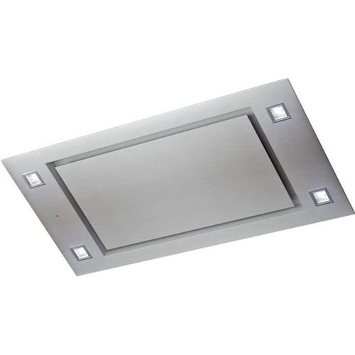 Whirlpool AKR 1050 IX/1 - Hotte - plafond - largeur : 100 cm - profondeur : 50 cm - extraction et recirculation (avec kit de recirculation supplémentaire) - inox