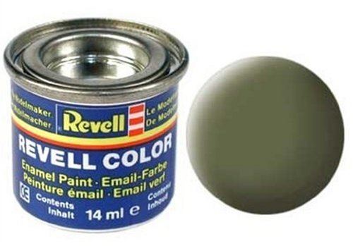 Peinture émail revell vert foncé mat raf
