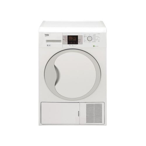 Beko Green Line Dpu8304 - Sèche-Linge - Largeur : 59.5 Cm - Profondeur : 59.8 Cm - Hauteur : 84.6 Cm - Chargement Frontal - Blanc