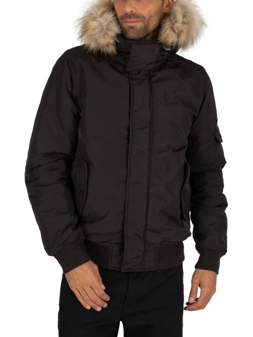 Tommy Jeans Pour des hommes Tech Bomber Jacket, NoirL