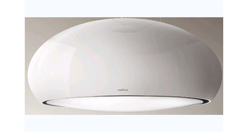 Elica PEARL-WH Pearl RC 80cm Island Extractor Hood in Pearl White