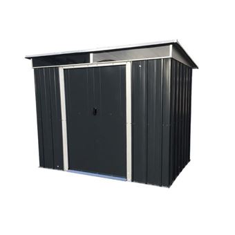 Yardmaster Abri De Jardin En Metal 3 78 M Gris Anthracite