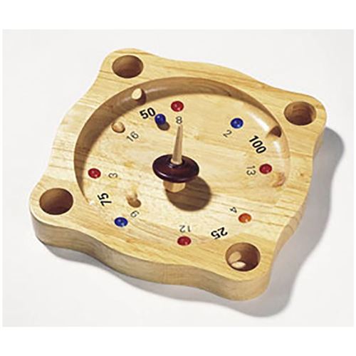 Roulette Tiroolse traverse, houten bordspel Goki