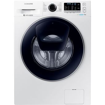 Samsung Ecobubble WW80K5410UW - Machine à laver - largeur : 60 cm - profondeur : 55 cm - hauteur : 85 cm - chargement frontal - 8 kg - 1400 tours/min - blanc - 1