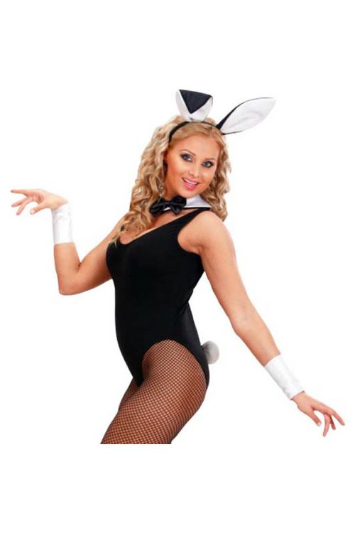 Set de lapin bunny noir et blanc