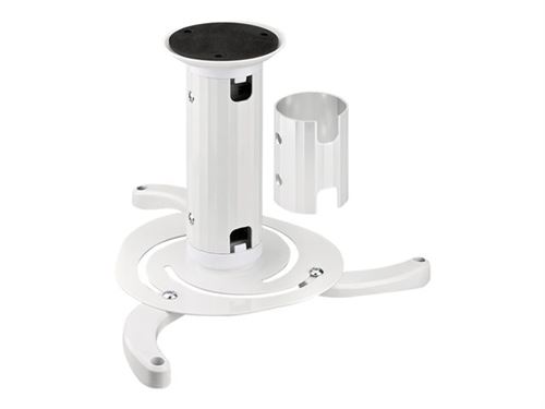 Wentronic Electronic Components Handels Blanc Goobay Beamerflex - Kit De Montage (Système De Montage Au Plafond, 2 Pôles, Support D'interface) - Pour Projecteur - Montable Au Plafond