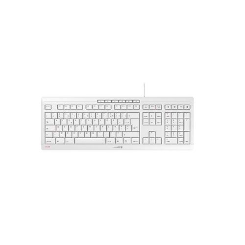 Cherry Blanc Stream Keyboard Clavier Filaire, Grisé, Usb, Azerty - Fr - Neuf - Image 4