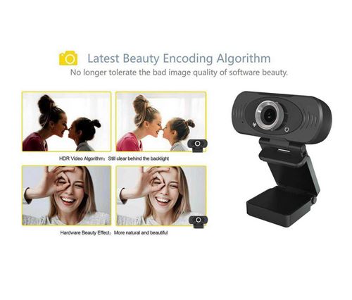 Imilab Webcam HD 1080p 110 dégrée Widescreen caméra avec Microphone Laptop Desktop B