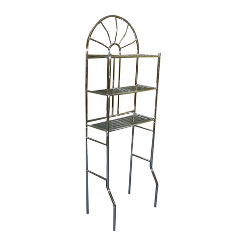 Etagère murale pour WC 3 niveaux en métal L60cm LISEA chromé