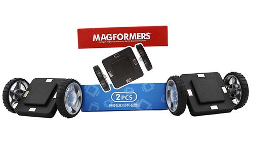 Magformers – Wheels, Set de 2 pièces magnétiques (713007)