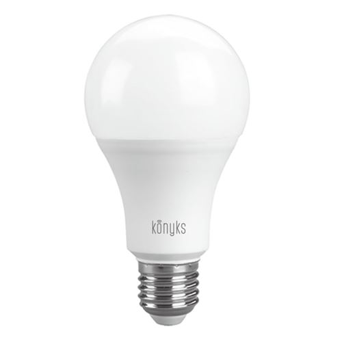 Ampoule connectée Wi-Fi Konyks Antalya 60WR - LED RGB E27, 810 lumens, 8.5W, compatible Alexa et Google Home, automatisations faciles