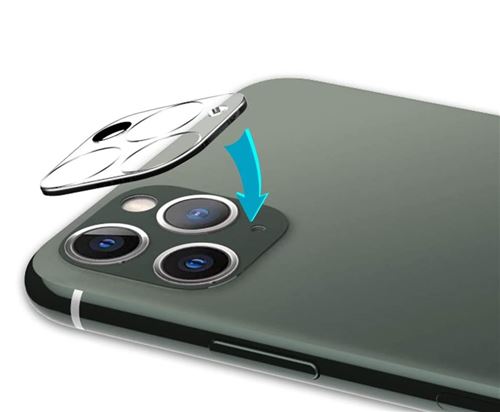 Protection caméra arrière en verre trempé iPhone 11 PRO MAX 