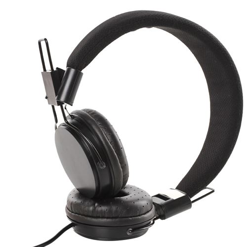 Casque EP05 monté sur la tête filaires 3.5MM Pliables noir